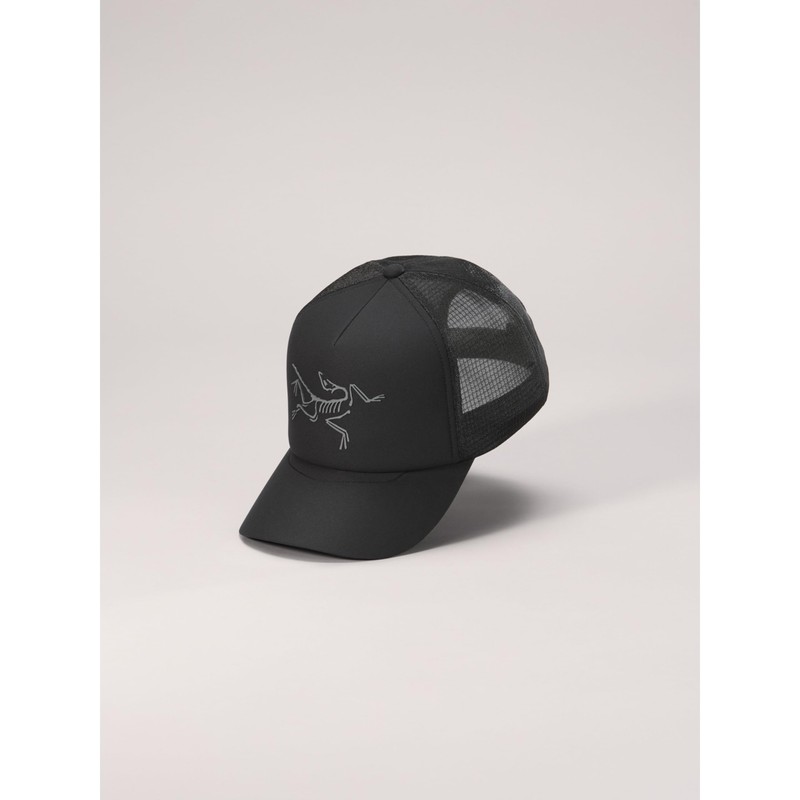 Arc'teryx X000007764 Bird Trucker Curved Cap, Black, One Size, Black