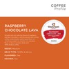 Gloria Jean's Coffees Raspberry Chocolate Lava, Single-Serve Keurig K-Cup Pods,