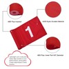 KINGTOP Numbered Golf Flag with Tube Inserted, All 8" L