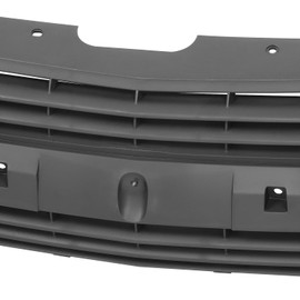 DNA MOTORING OE Style Front Upper Horizontal Slats Grille Grill, GM1200533, Compatible with 04-05 Chevy Malibu, Dark Gray, OEM-GR-GM1200533