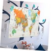 FUNOMOCYA Map Tapestry Wall Art Creative Bedroom Decor for Home