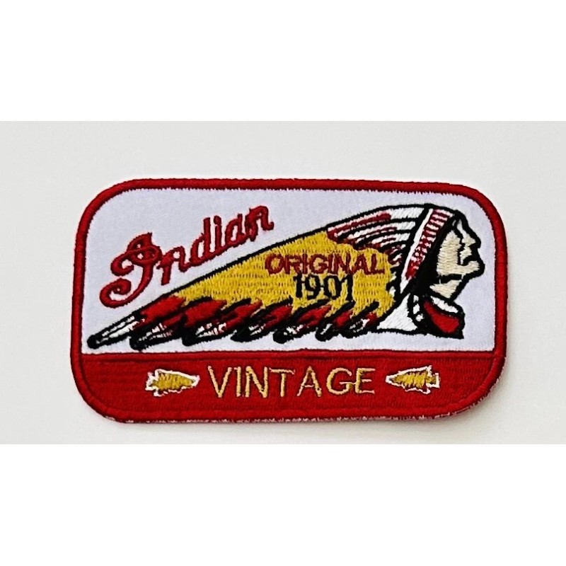 Indian Motorcycles Iron On Patch Embroidered 1901 American Riding MC