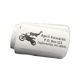 Custom Stickers, Dirt Bike Return Address Labels, Address Stickers, Several Designs, 2x1 inch labels, Several Font Choices