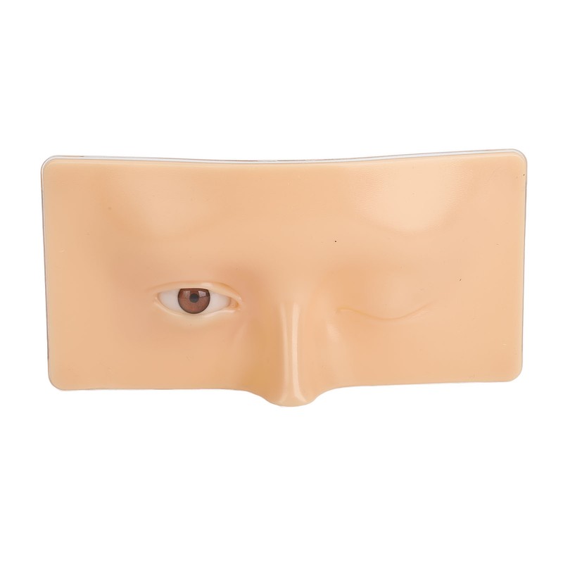 3D Silicone Makeup Practice Face Board with 20ml Cleansing Oil