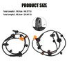 uxcell 2pcs Front Left Right ABS Sensor Wheel Speed Sensor