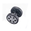SXNING Luggage Suitcase Replacement Wheels Mute Caster Suitcase Rubber Swivel