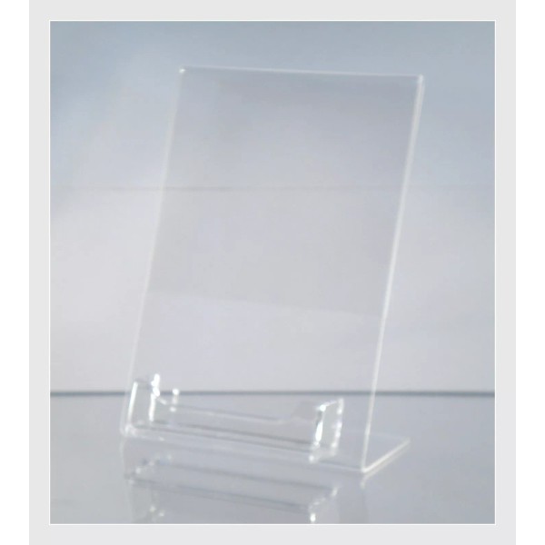 Dazzling Displays 10 Acrylic 5" x 7" Slanted Picture Frame