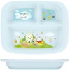 Skater XP7AG Baby Tableware, Lunch Plate, For Kids, Antibacterial, Plastic,