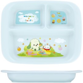 Skater XP7AG Baby Tableware, Lunch Plate, For Kids, Antibacterial, Plastic, 16.5 fl oz (470 ml), Children's Tableware, Dinnerware