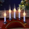 Silicone Dipped Candle Bulbs, 5W Night Light Bulbs, C7/E12 Candelabra