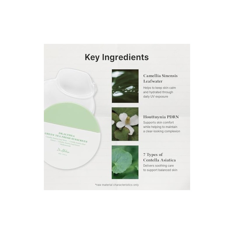Fresh Green Tea Sunscreen by Dr.Althea