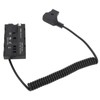 D Tap to NP F550 Dummy Battery 37‑100cm Cable High