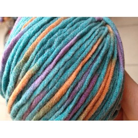Lana Grossa Mcwool Mix 80 – 756 Lagoon Print Wool 50 g