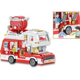Artbox/Puzzle Sarang 615-Piece Mini Blocks - Camping Food Truck / 아트박스퍼즐사랑 615피스 미니블럭 - 캠핑 푸드 트럭