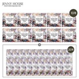 Jenny House Origin Hair Color Dye Gray Gray Cover Home Shopping Hair Dye 10 Pieces + Treatment 20 Pieces Set / 제니하우스 오리진 헤어컬러 염색약 새치커버 홈쇼핑 염색제 10개+트리트먼트 20개 세트