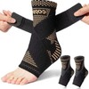 Jiangyun Ankle Brace 2 Pack, Adjustable Compression Stabiliser
