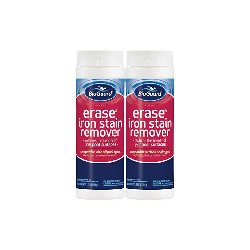 BioGuard Erase Iron Stain Remover, 1.75 lb, Pack of 2,