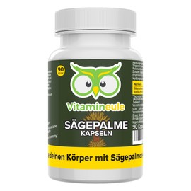 Saw Palmetto Extract Capsules - High Dose 450 mg 80:1 Extract (112 mg Phytosterol, 25%) - Bioactive & Vegan - Production in Germany - Saw Palmetto Complex without Additives & Laboratory Tested