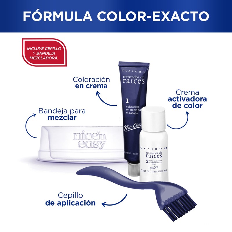 Miss Clairol Tinte Retoque de Raíz Permanente 91 Rubio Cenizo