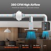 4" to 4.5" Radon Mitigation Fan System Quiet 380 CFM
