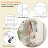 Heavy Duty Clothing Rack with Wheels,Modern Garment Rack with 3