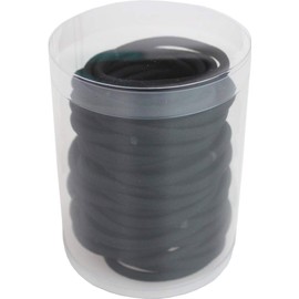 Inoue 6-00000108 Soft Color Rubber Ring, LL, Black, Pack of 50