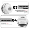 Radiator Bleed Valve with 3 Bleed Keys, Copper Bleed Valves,