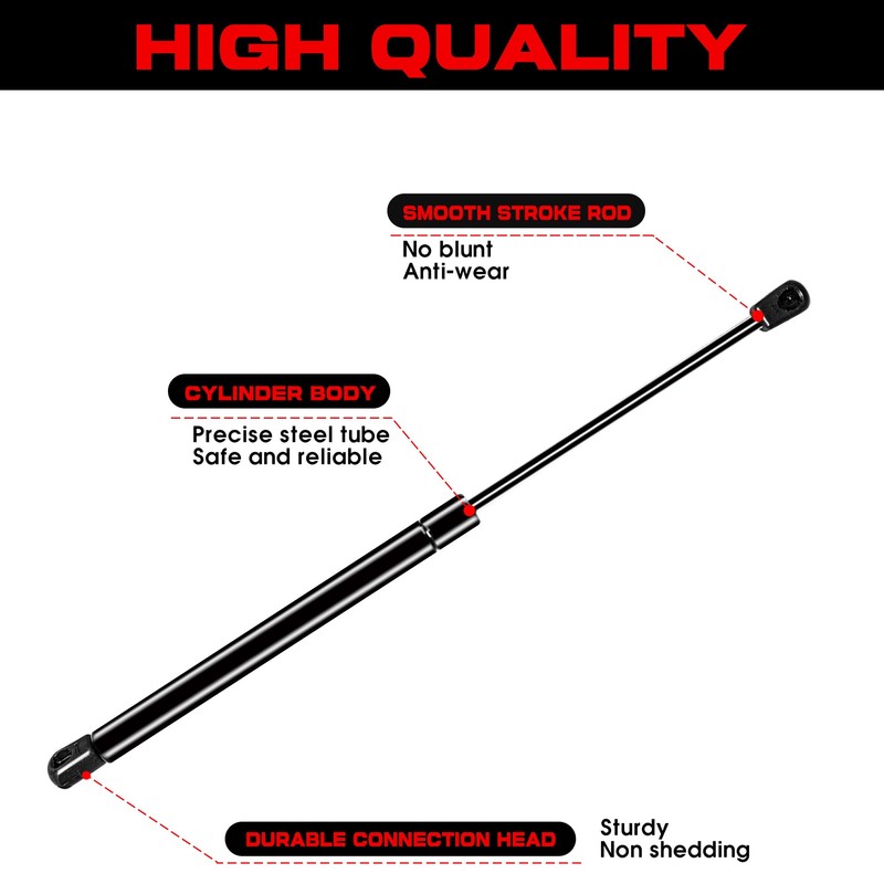 BESTAOO Front Hood Lift Supports Shocks for 2018-2024 2025 Jeep