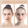 ZOPJUMA Double chin remover lifting mask, reusable V-line mask, can