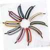 Ipetboom 10Pcs Simple Oval Hair Clips Durable Hairpins for Women