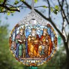 Nativity Scene Ornament, Jocidea Nativity Christmas Ornaments, Nativity Ornaments for