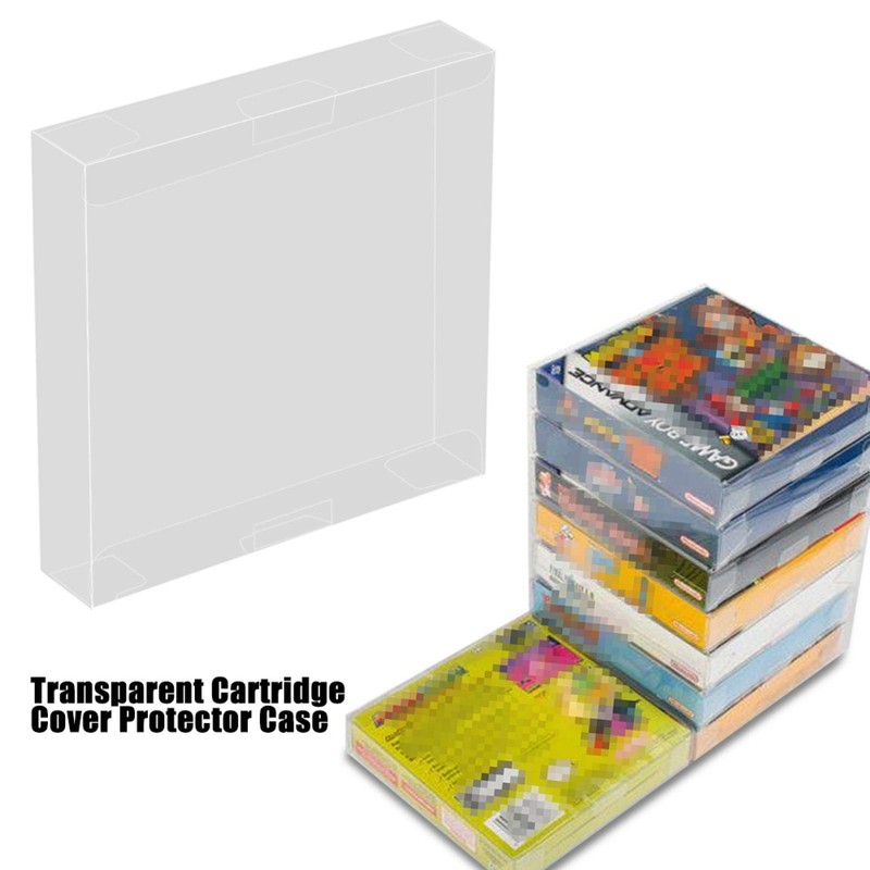 10 piezas transparente impermeable funda protectora de cartucho para Game