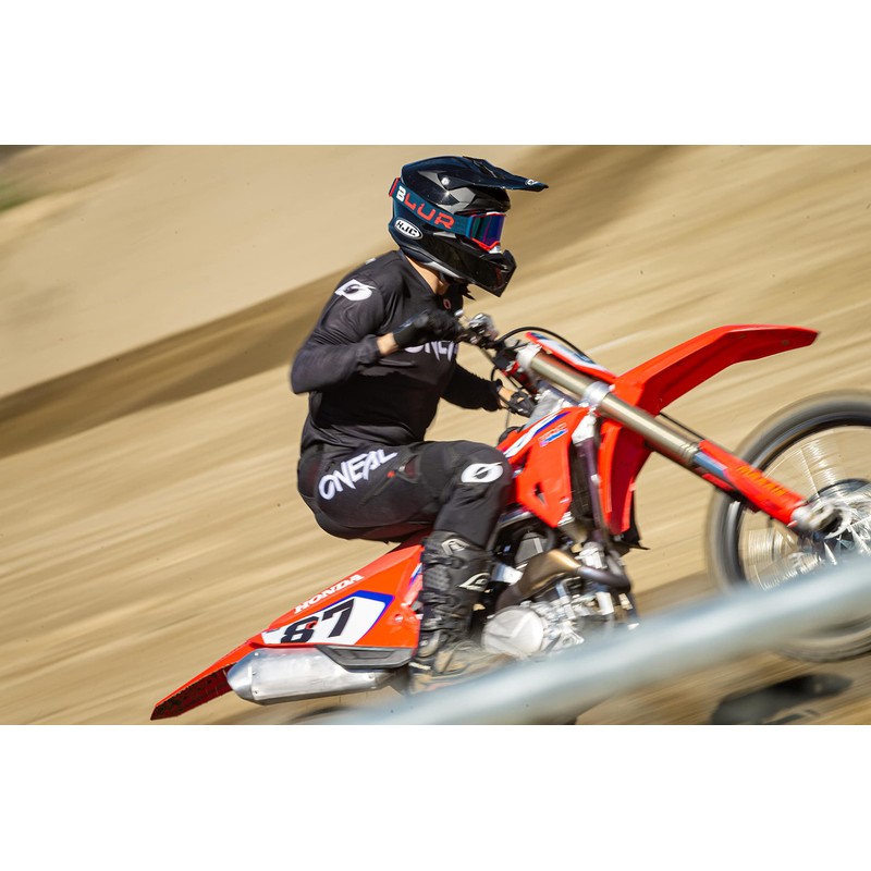 BLUR B-40 Goggle Black/White With Radium Silver Lens