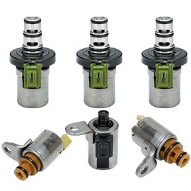 6Pcs 4F27E Refurbished Transmission Shift Solenoid Set(EPC PWM) Compatible with Maz da 2 3 5 6 CX-7 MPV