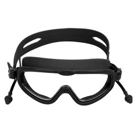 Kids Swimming Goggles with Earplug Waterproof AntiFog High Definition Diving Goggles(Black High Definition )