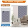Aprllolg Winter Insulated Window Cover,3 Layer 63 x 39 Inch