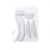 2 Sets White Rounded Curved Edges Mouse Feet Pads Skates