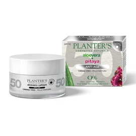 Planter's - Anti-Age Gesichtscreme mit Aloe Vera und Pitaya LSF 15. Geeignet für Sommer und Winter dank ihrer klimatisierenden Feuchtigkeitsformel, 50 ml