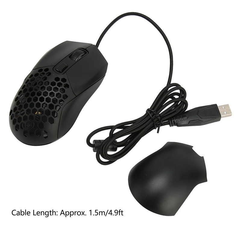 Honeycomb Gaming Mouse RGB Backlight 6 Programmable Buttons 7200 DPI