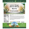 Lemon Ginger Black Tea (Loose) (Deluxe Blend) (8 oz, ZIN:
