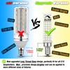 ALIDE E12 100W Dimmable Replacement LED Candelabra Bulbs C7,6000K Daylight