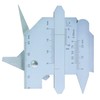 MIB Universal welding seam gauge for measuring height, width, dimension,