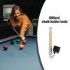 TOVINANNA Portable Pool Cue Chalk Holder Billiard Supply Snooker Cue