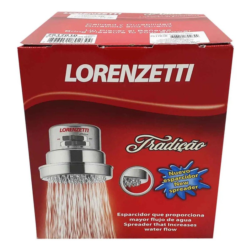 Regadera eléctrica de pared Lorenzetti Loren Shower Tradição cromada 4400W