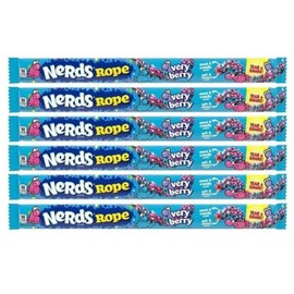 NERDS VERY BERRY ROPE BY WONKA 26G - AMERICAN CANDY - 6 PACKS