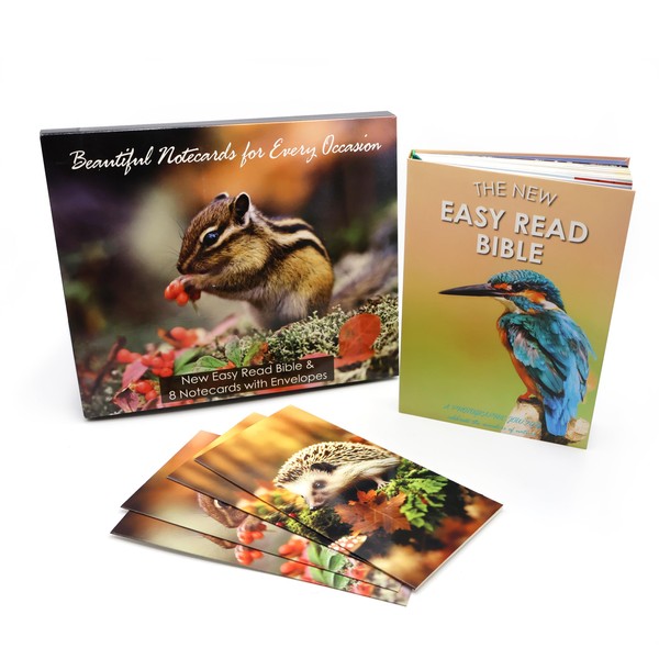 The New Easy Read Bible & Notecard Gift Set -