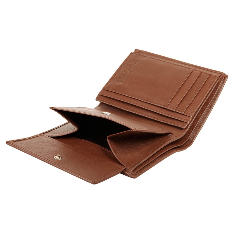 bruno banani Genuine Leather Men's Slim Wallet, Wallet with Coin