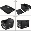 Portable 15.55" Fireproof Document Box with Zipper - Elegant Safety
