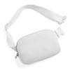 Gitus Fanny Pack, White, One Size, Mini Belt Bag