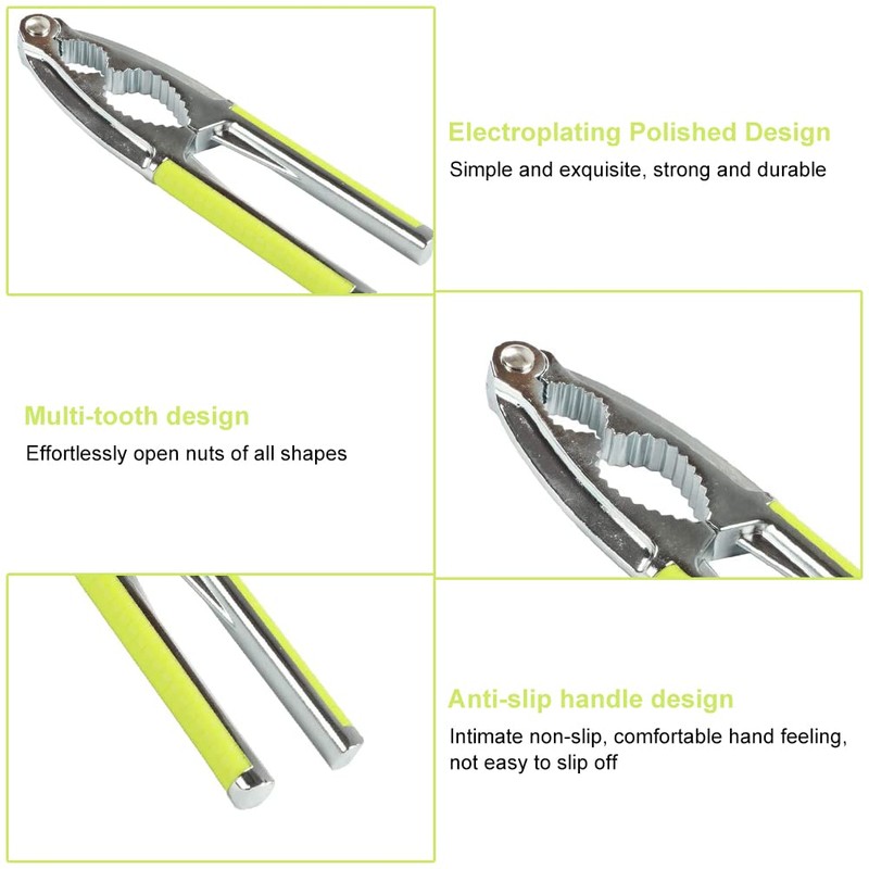 Butyeak Professional Nutcracker, Nutcracker, Walnut Cracker, Stainless Steel Nutcracker, Heavy